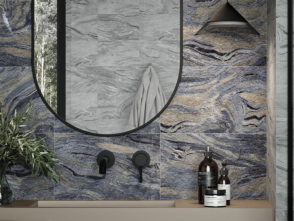 010100001565 На стену Стрим Серый низ 02 25x40 - фото 6