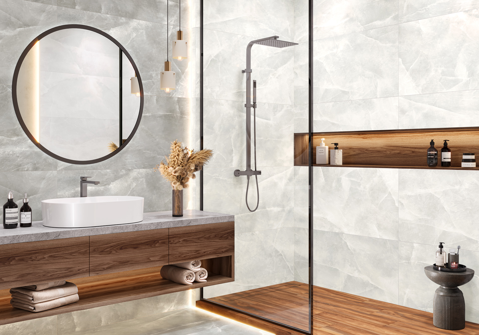 D120245L На пол Salt Beige лаппатированный карвинг 600x1200x9.5 - фото 13