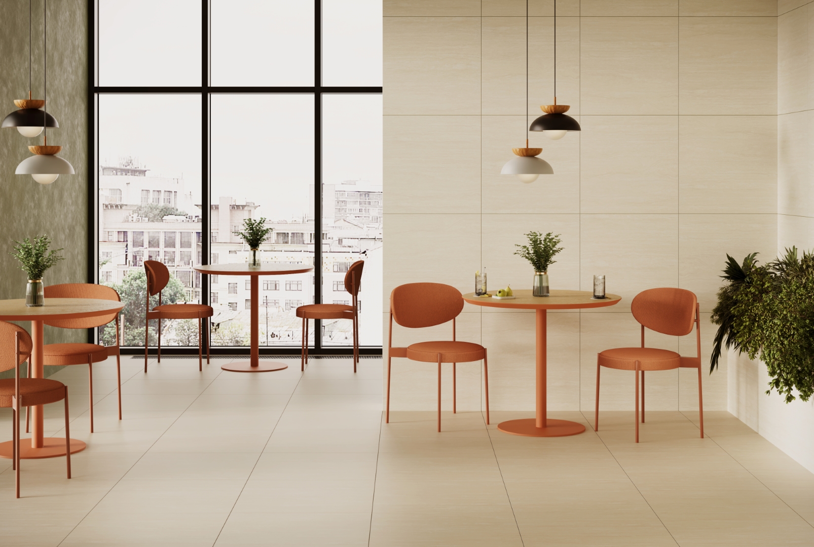 Е-5025/МR//600x600x9 На пол Travertine Крем ректификат 600х600х9 - фото 9