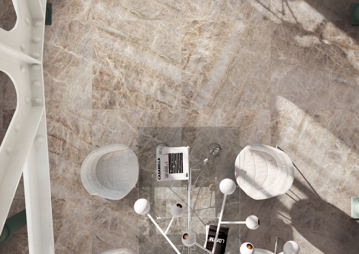 784547 На пол Iconic Life Opal Yamuna Glossy 80x80 - фото 25