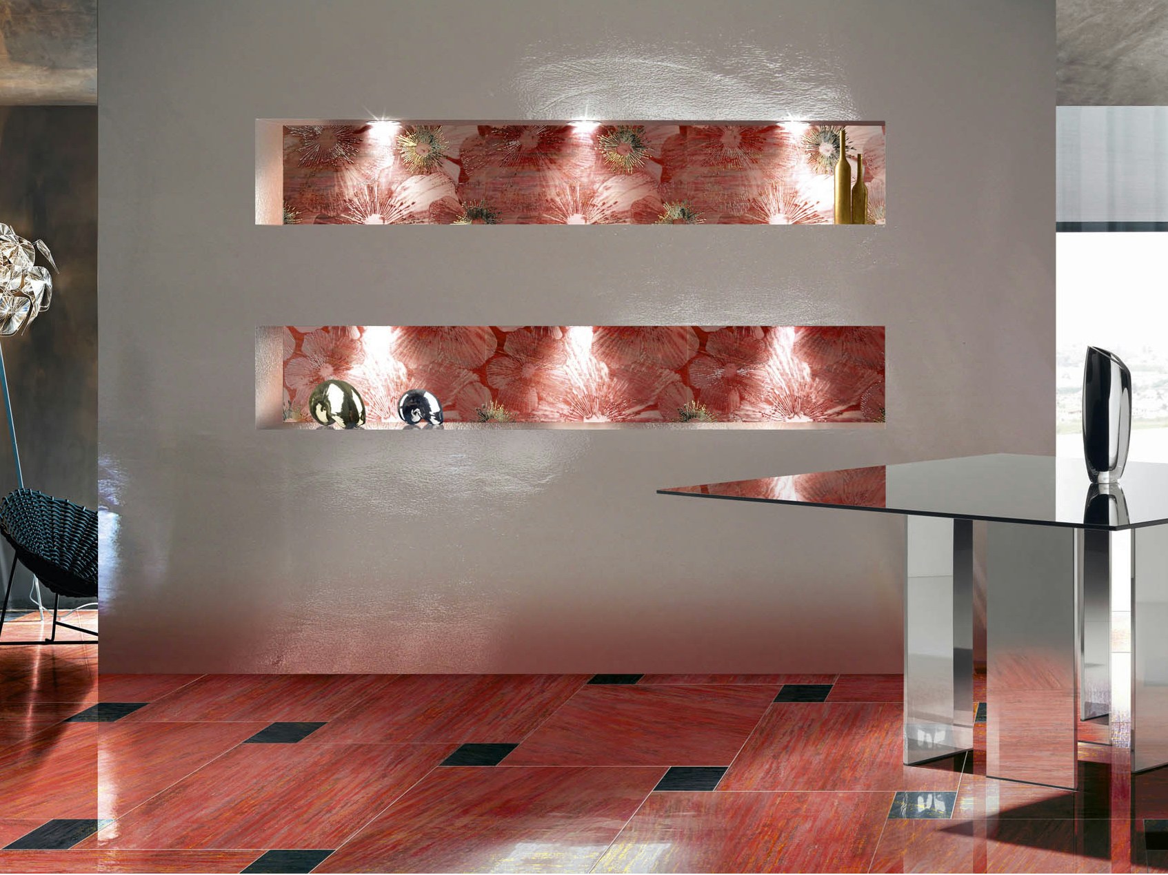 LALEGR Панно Folli Follie Lacche Legni Grigio 2 pz Misti dec. - фото 14