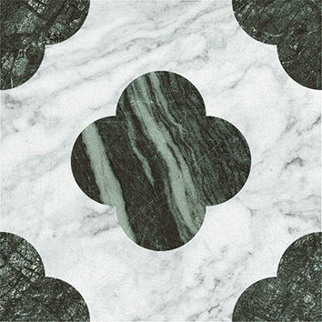 4101196 На пол Dandy Pin White Green 18.6x18.6 - фото 9