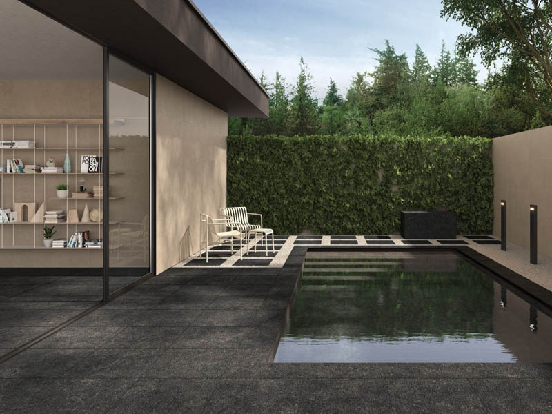 620090000669 Бордюр Room X2 Блэк Бортик 30x60 Закругленный Левый Натуральный - фото 6