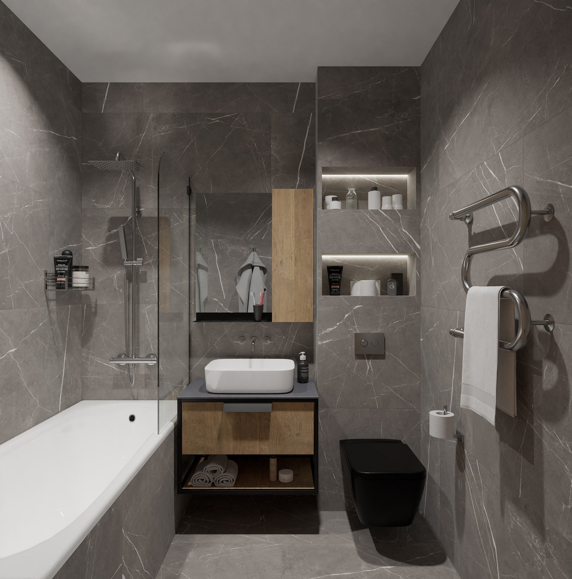 GT60603001MCR На пол Encanto Серый 60x60 - фото 19