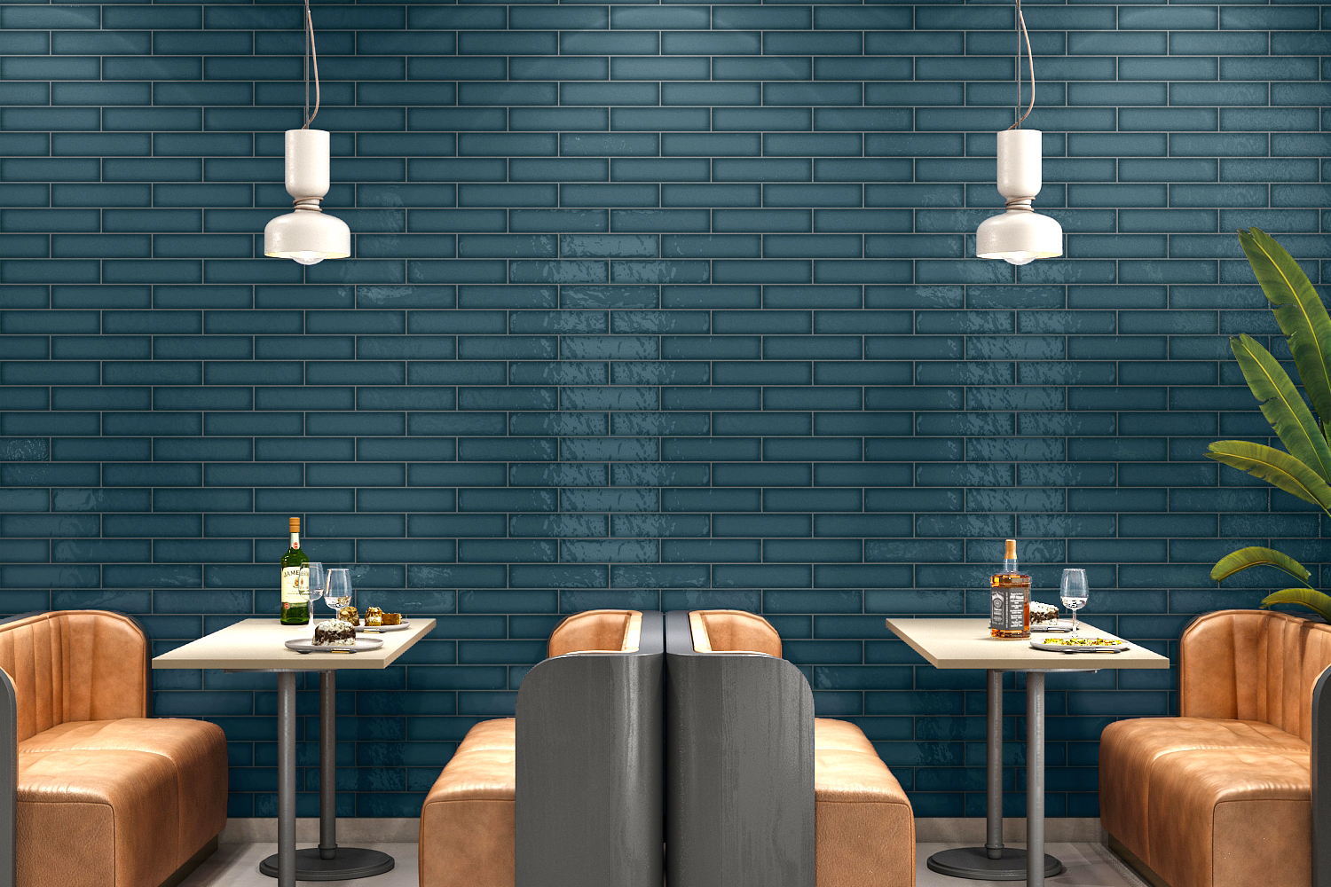 На стену Monte Blue 10x40 - фото 6