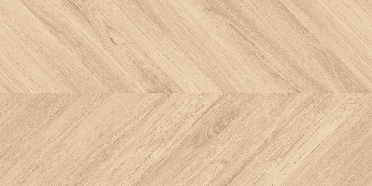 На пол Wood Royal Almond Chevron Бежевый матовый карвинг 60х120