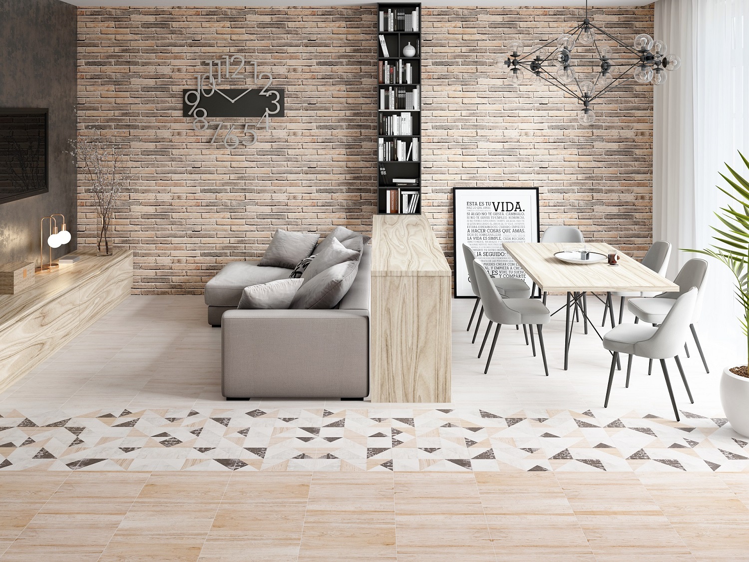 6246-0049 На пол Шервуд Геометрия 2 45х45 - фото 5