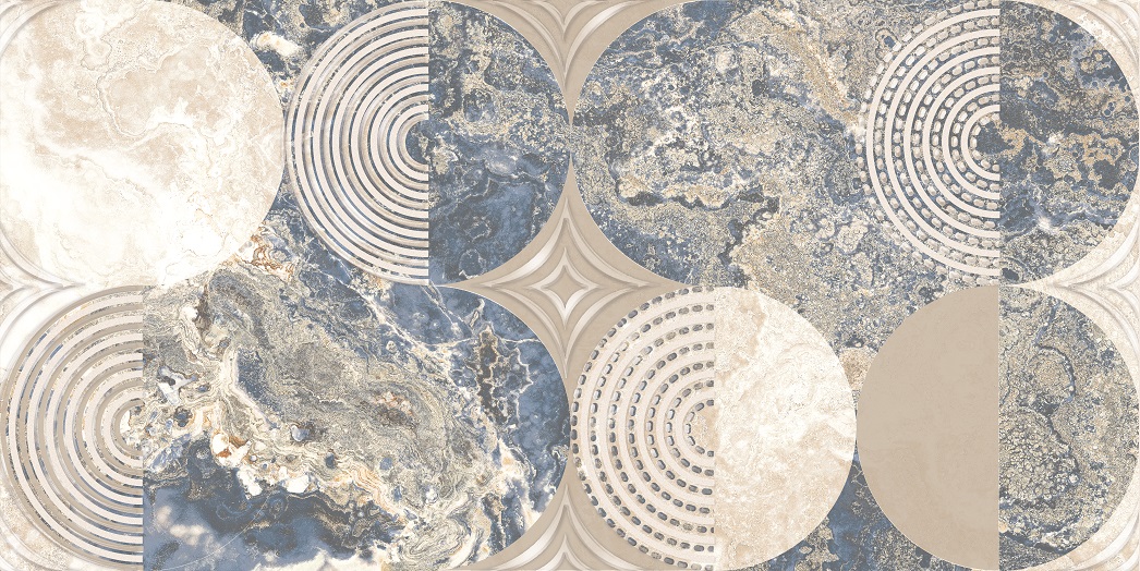 Декор Ричмонд Синий D1