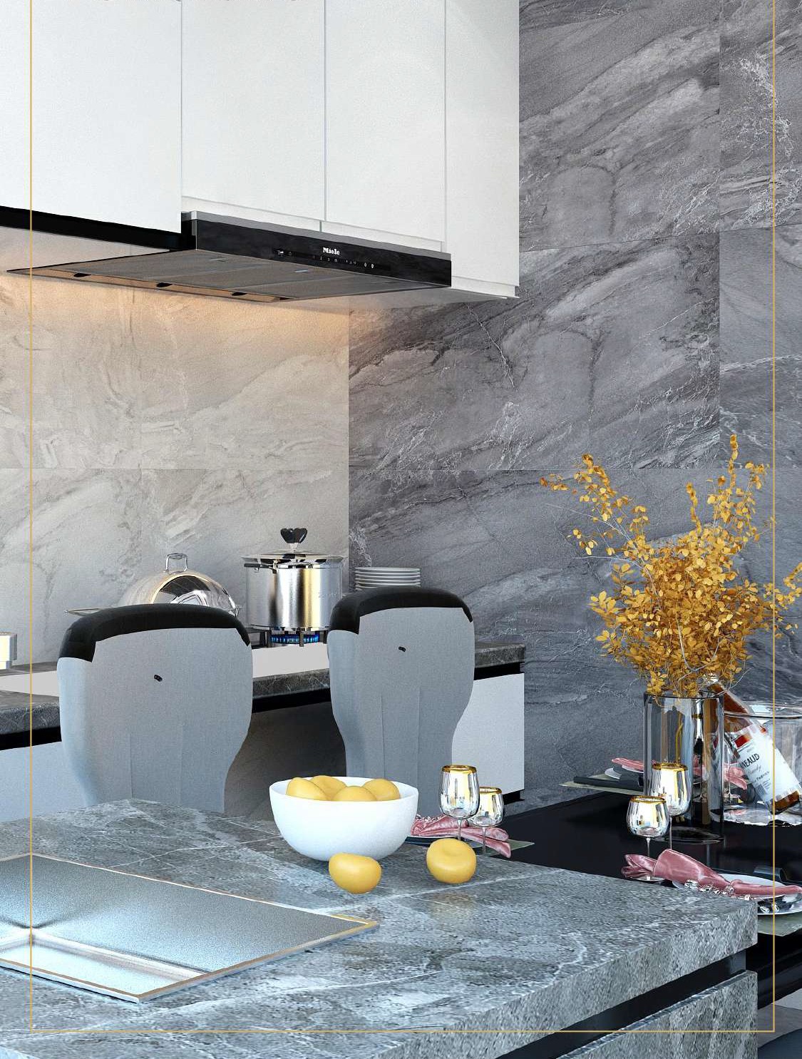 9555 M35 На пол Forzesko Light Gray Semi Polish Rect 60х120 - фото 2