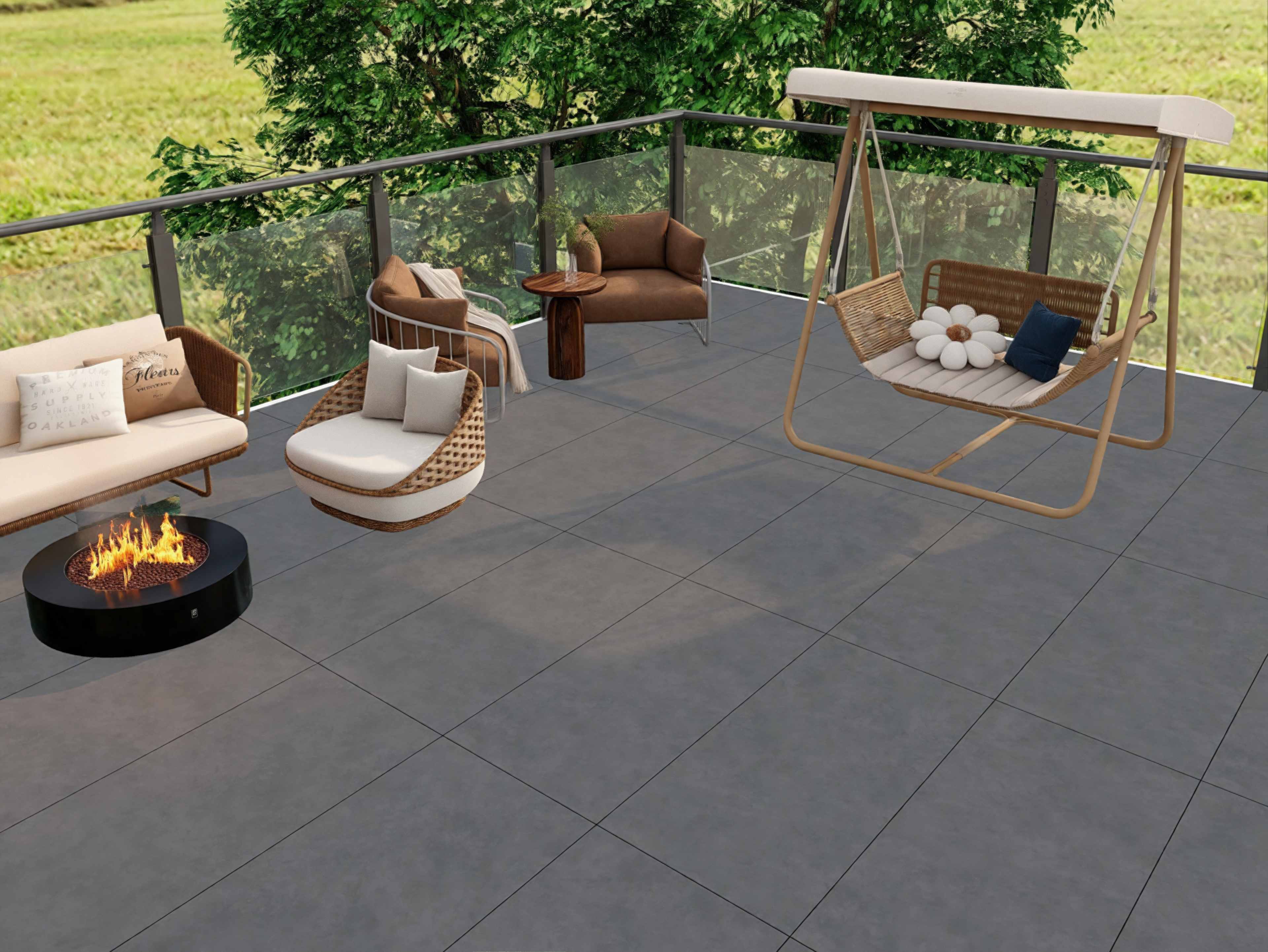 На пол Necter Grigio Retro Slate 60x120 - фото 7