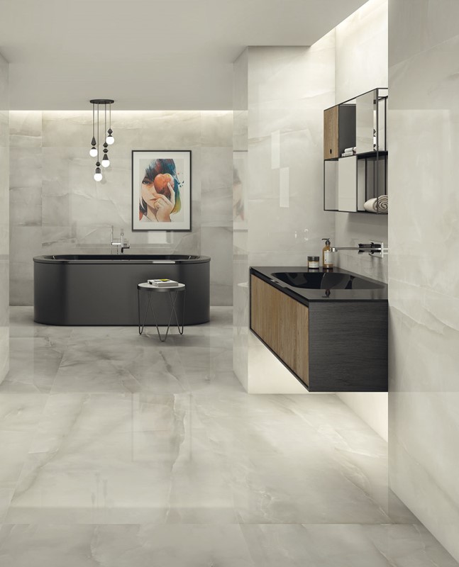 GOLDEN CARRARA 60*120 (2 шт-1,44 м2) На пол Porcelain Tile 60x120 Golden Carrara - фото 5