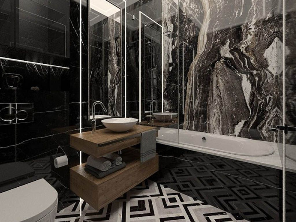 На пол Africano Nero полированная - фото 2