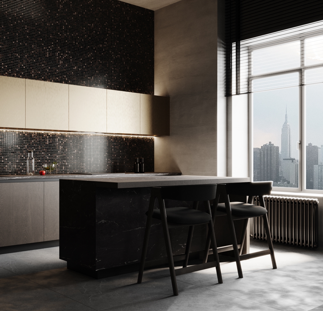 Arktika 4*20*20  327*327 На пол Стеклянная мозаика Arktika  - фото 2