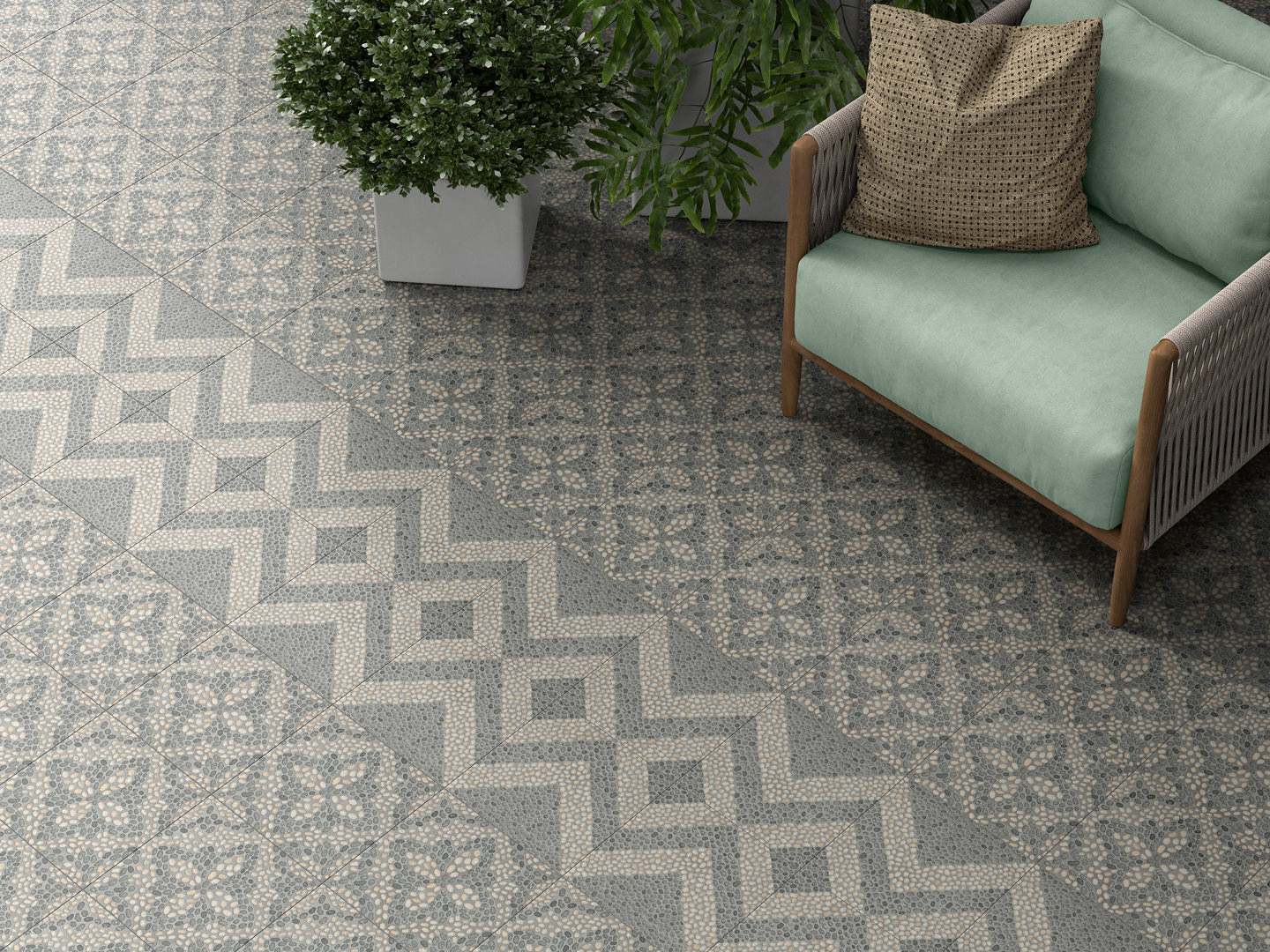 SG936600N На пол Сассолино 2 серый матовый - фото 7