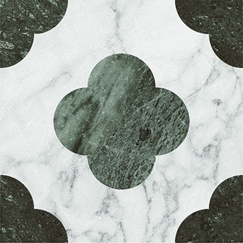 4101196 На пол Dandy Pin White Green 18.6x18.6 - фото 31