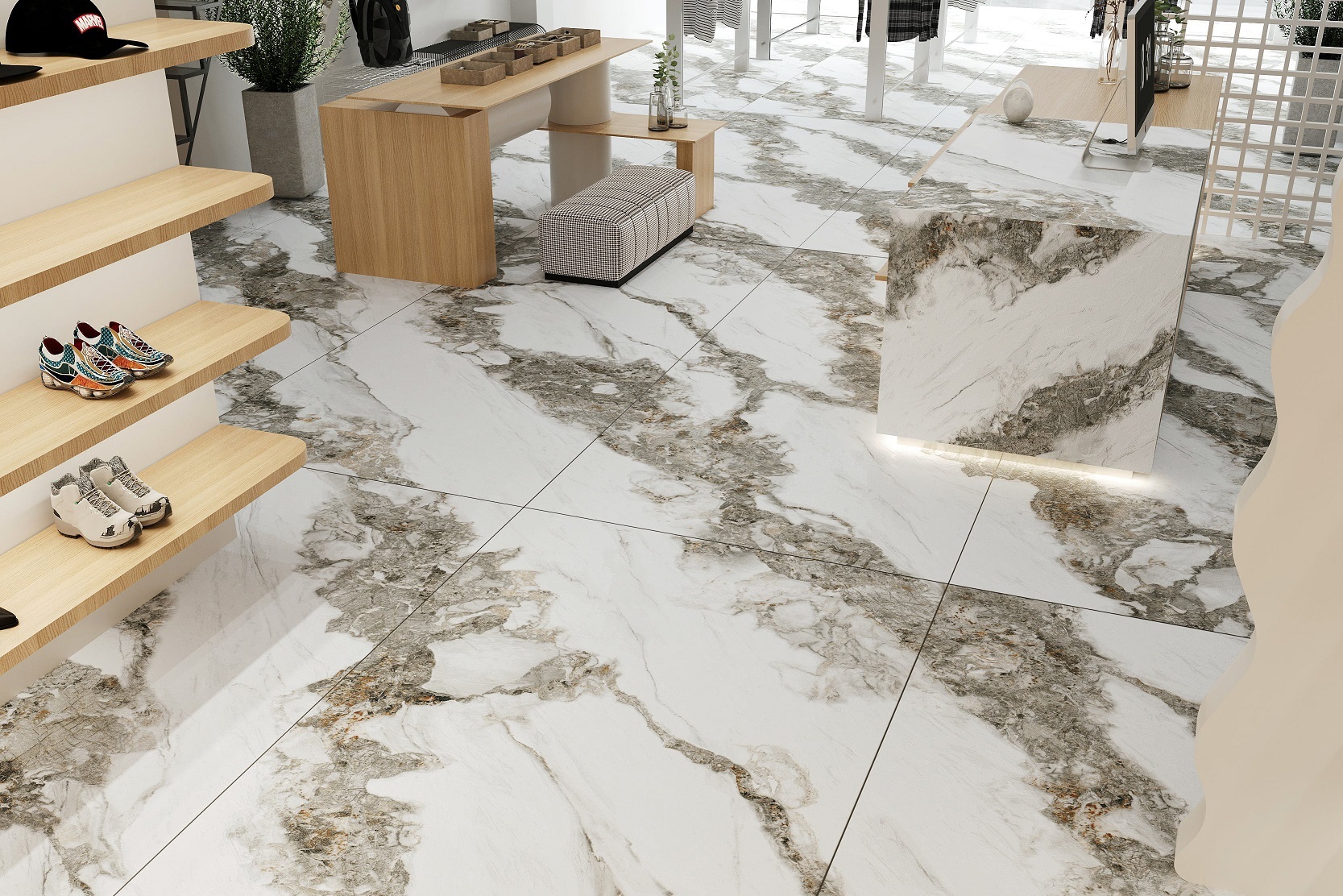 NTT3603C На пол Atlas Home Calacatta Empire 120x280 - фото 65