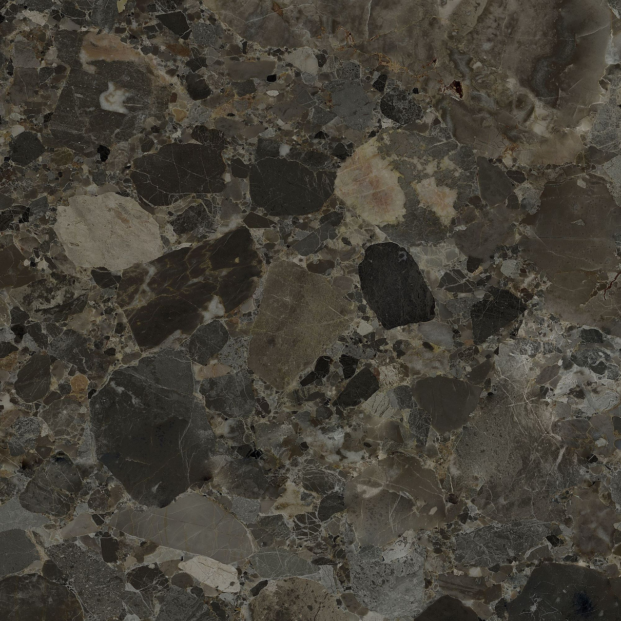 На пол Лонгфорд 5 черный 60х60 - фото 3