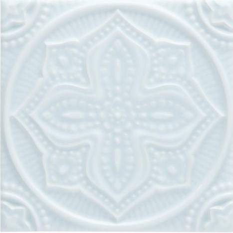 ADST4096 Декор Studio Relieve Mandala Planet Ice Blue 14.8x14.8