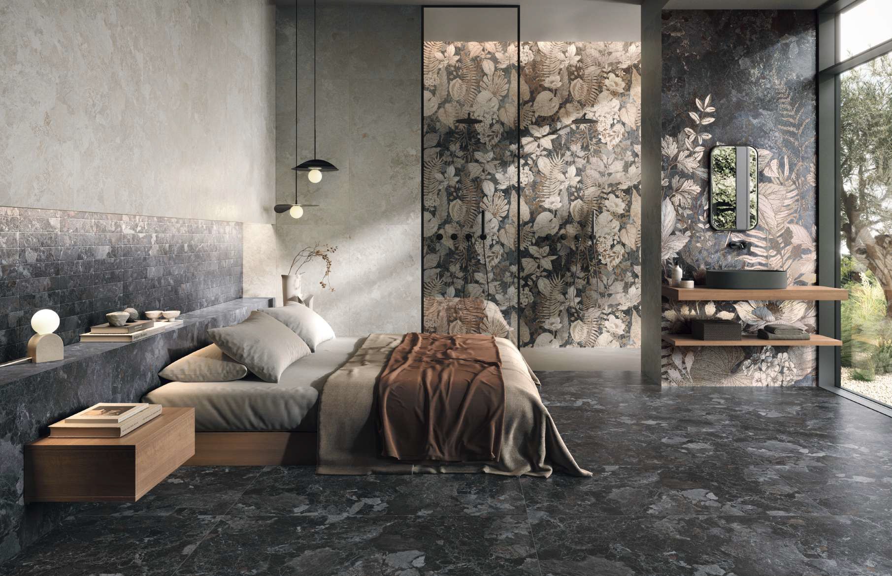 136900 На пол Mockup Ostuni Grey Nat Ret 60x120 - фото 8