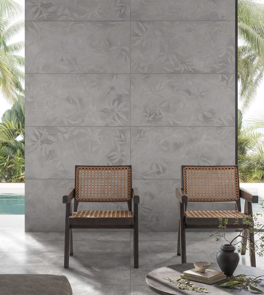 K958008R0001VTER На стену ArtWall Цветы Серый Матовый Ректификат 60x120 - фото 13