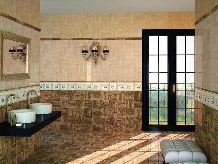 Бордюр Allure Astro Gold Marron 7.5x20 - фото 2