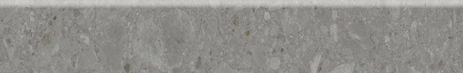 DD606120R/6BT Плинтус Чеппо ди Гре Серый тёмный матовый обрезной 60x9.5x0.9 - фото 2