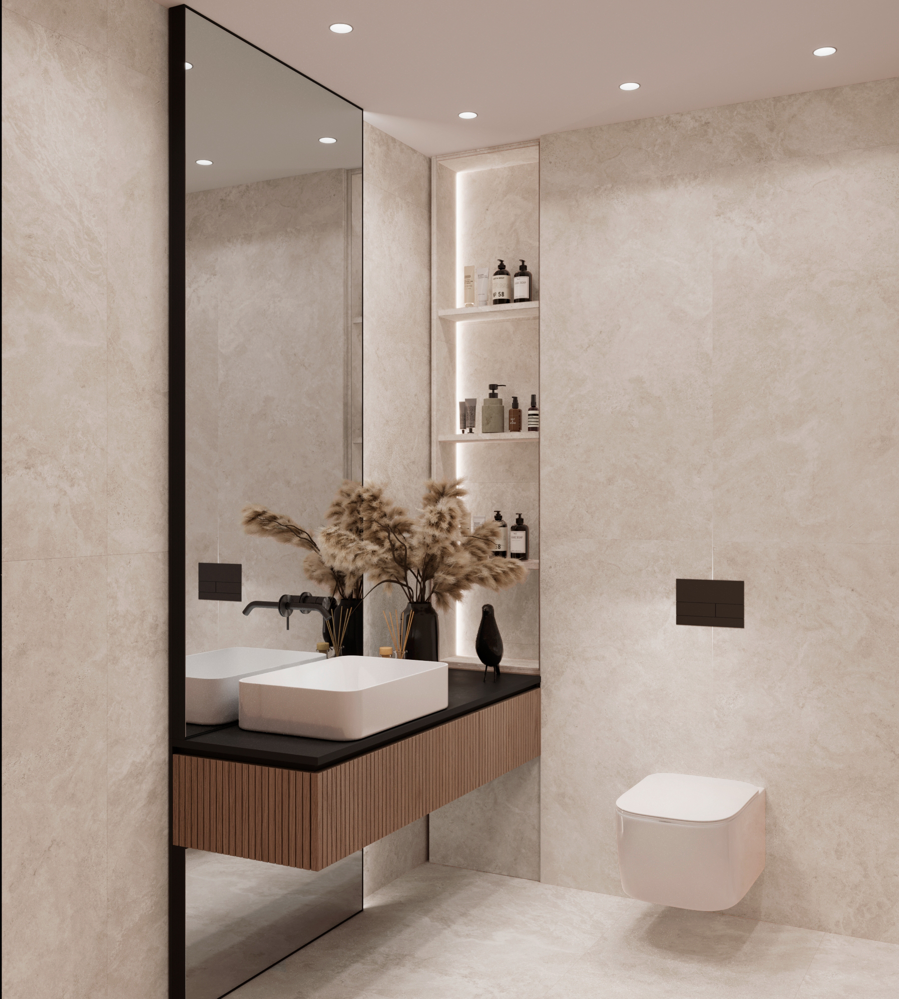 RT7003-B На пол Arawak Beige Matt Rustic Punch 60x120 - фото 11