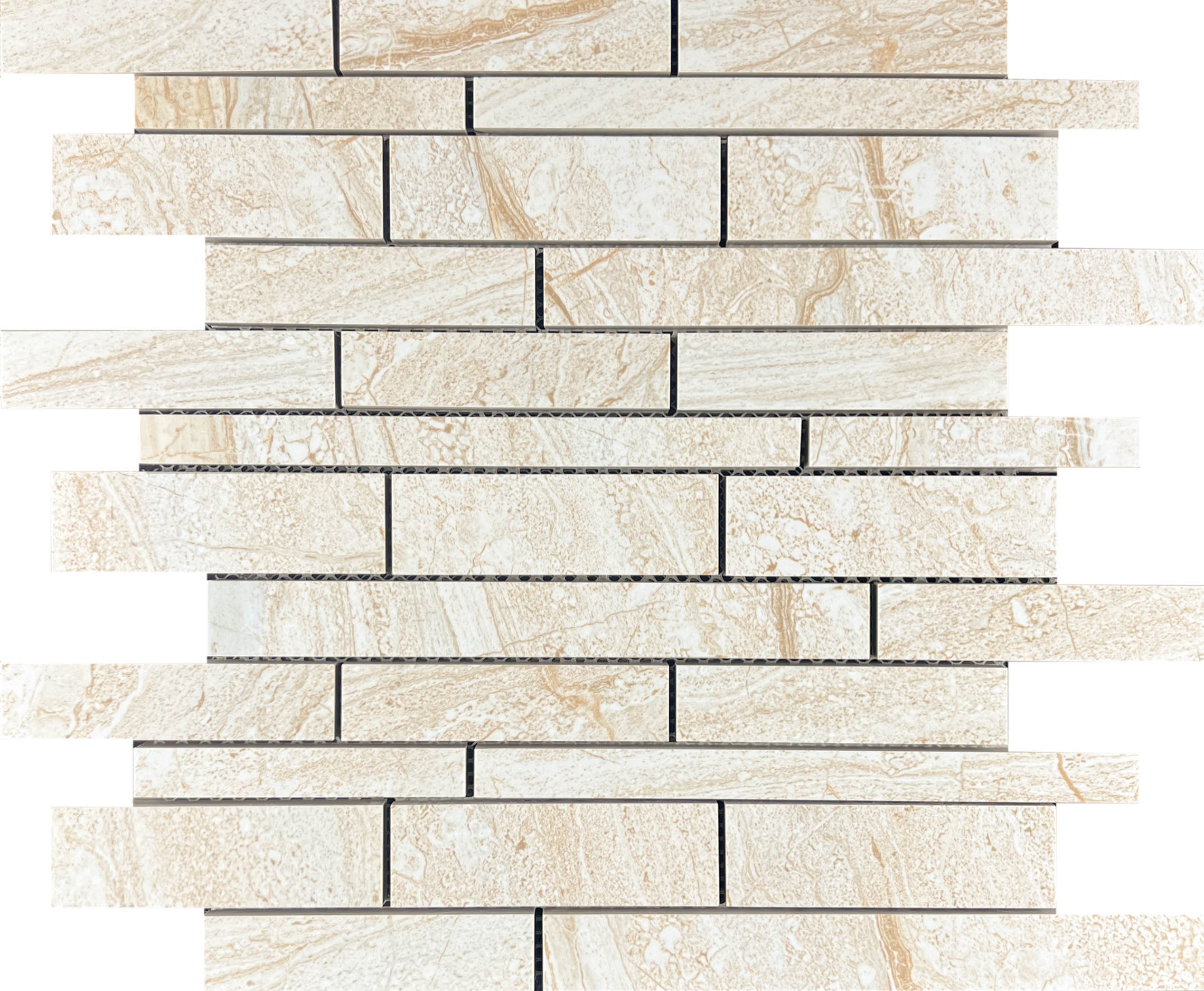 Декор Mosaic Mosaic Beige Brick Bone Mix - фото 6