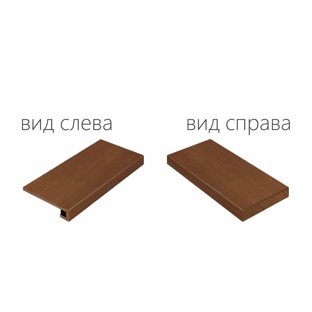 620070000681 Ступень Surface Кортен 60 Угловая Правая Натуральная
