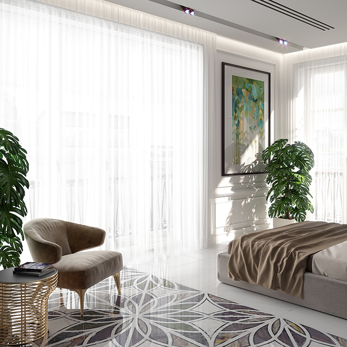 На стену Vivid Red Louise Floret - фото 2