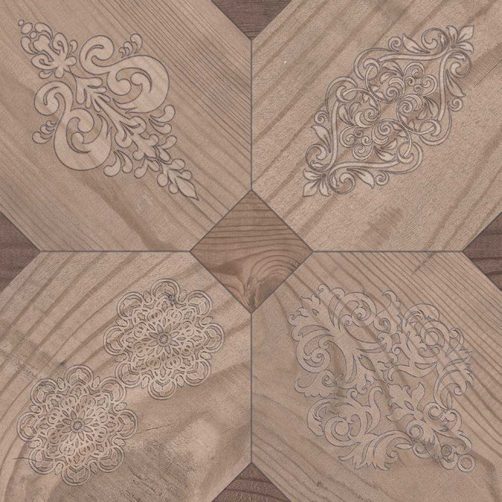 3 ML 0021 На пол Милан Коричневый 40x40