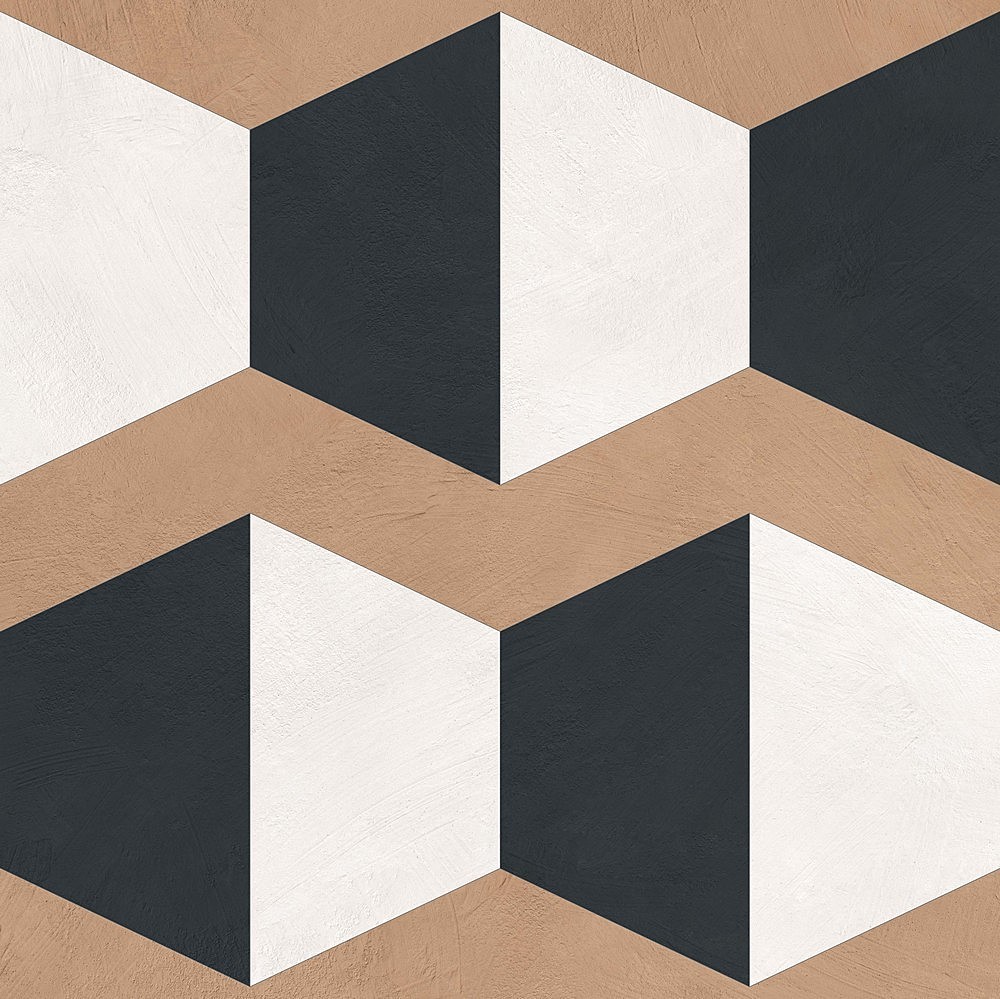 PF60017140 На пол 14oraitaliana Hexagon Nat Rett 60x60