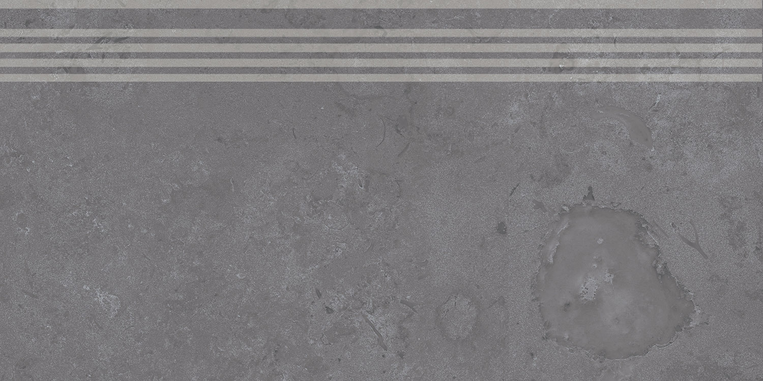 DD205100R/GR Ступень Про Лаймстоун Серая Темная Натуральная Обрезная 60х30