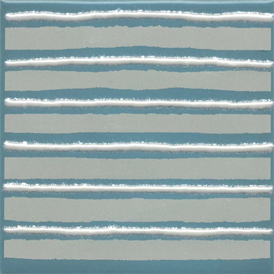 KMD3STA028GN Декор Бахия 4 бирюзовый глянцевый 9.8x9.8x0.7