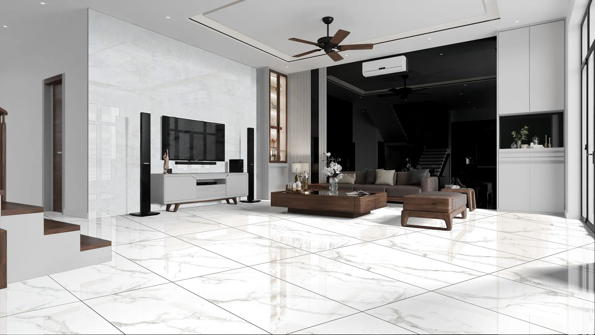 На пол Amber White Sugar 60х120 - фото 7