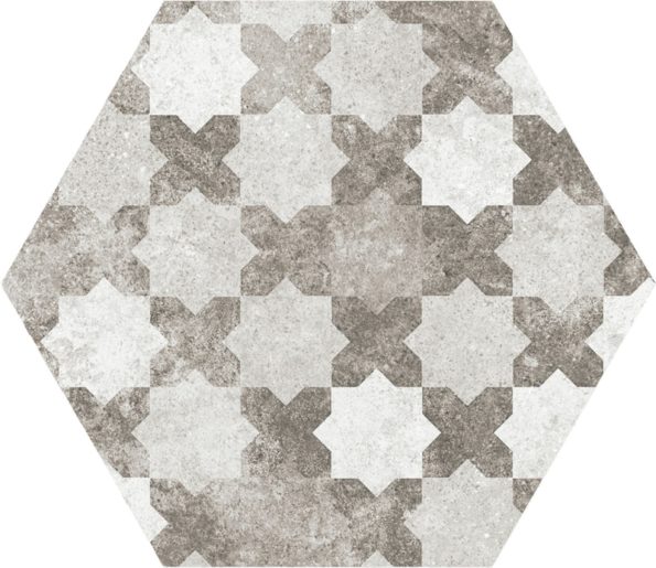 22099 Декор Hexatile Cement Garden Grey - фото 15