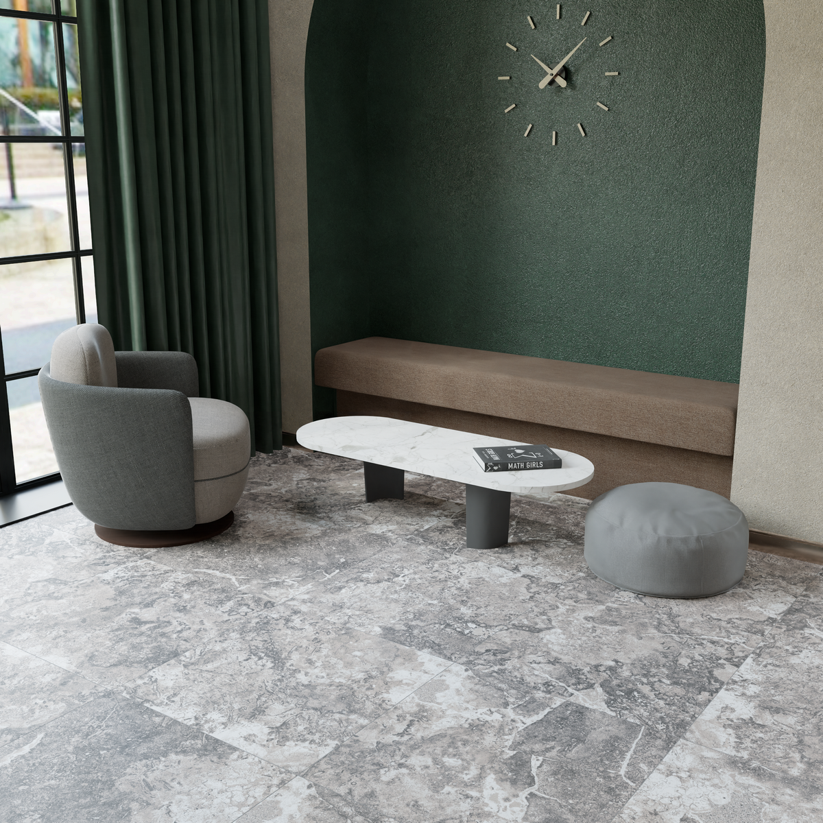 PM672 Напольный Дизайнерский Pietra Marrone 600x600 - фото 24