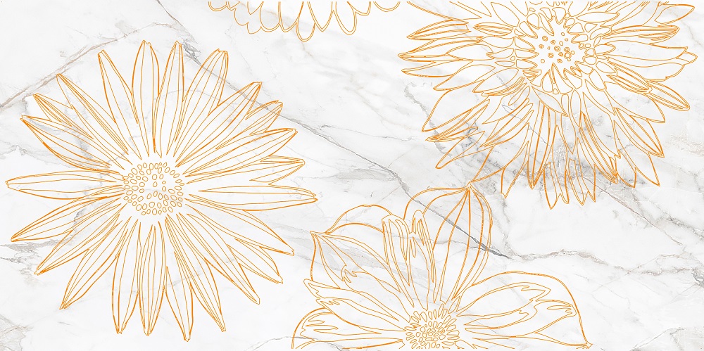 Декор Briere D Flower Белый 1 - фото 8