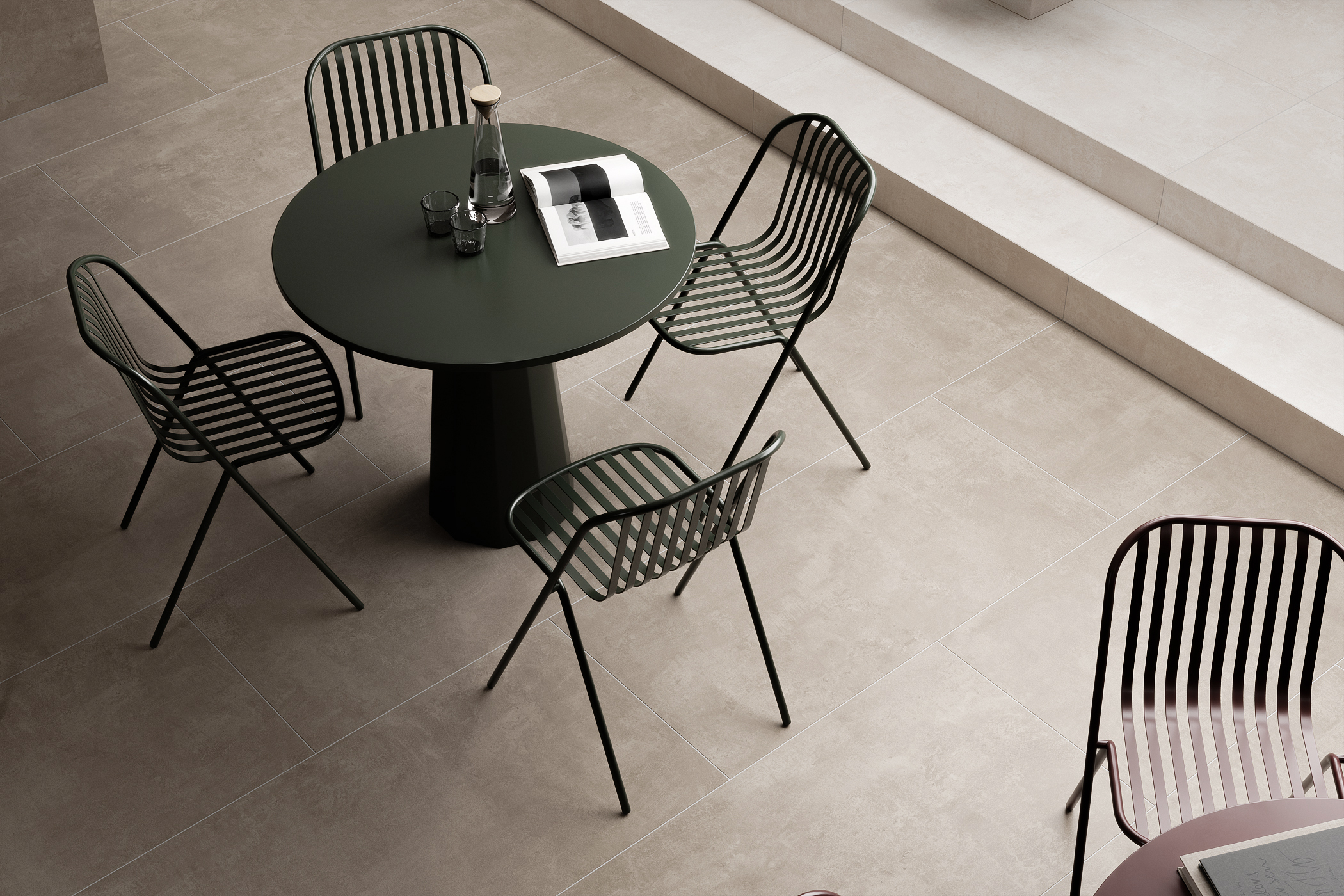 933  На пол Cement Flake Mud 180x120 - фото 6