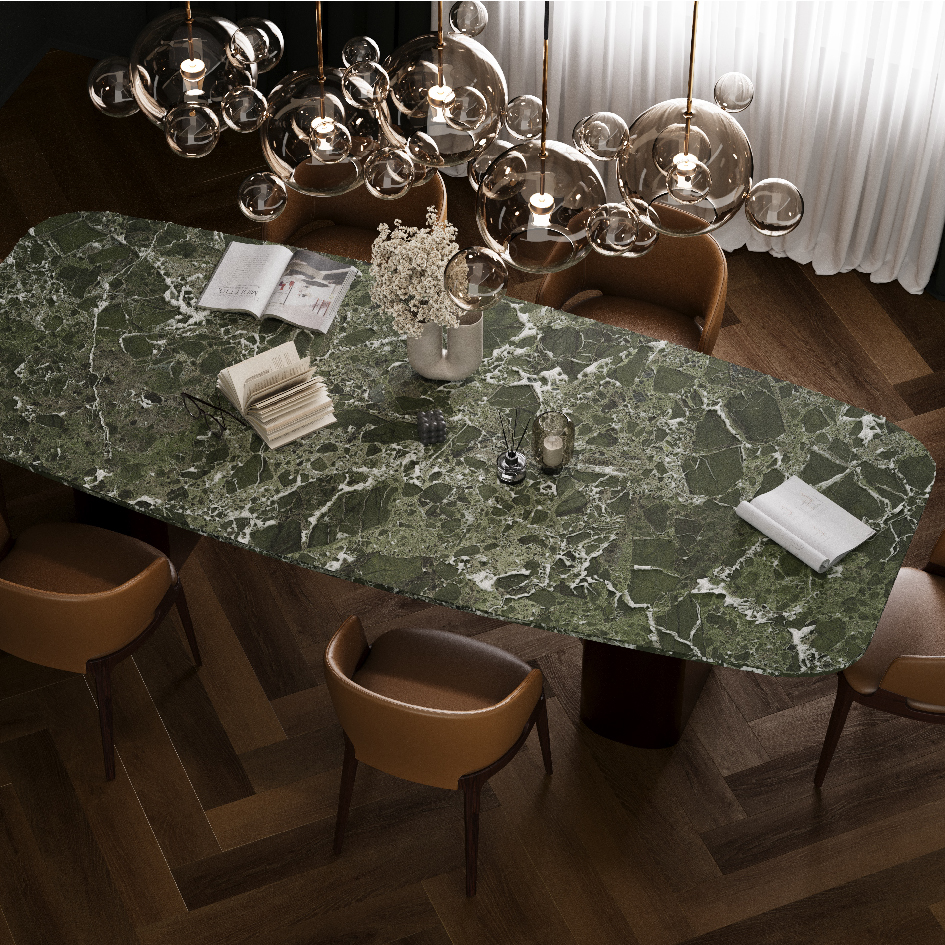 На пол Full Body Peacock Verde Texture 1600х3200х12 - фото 4