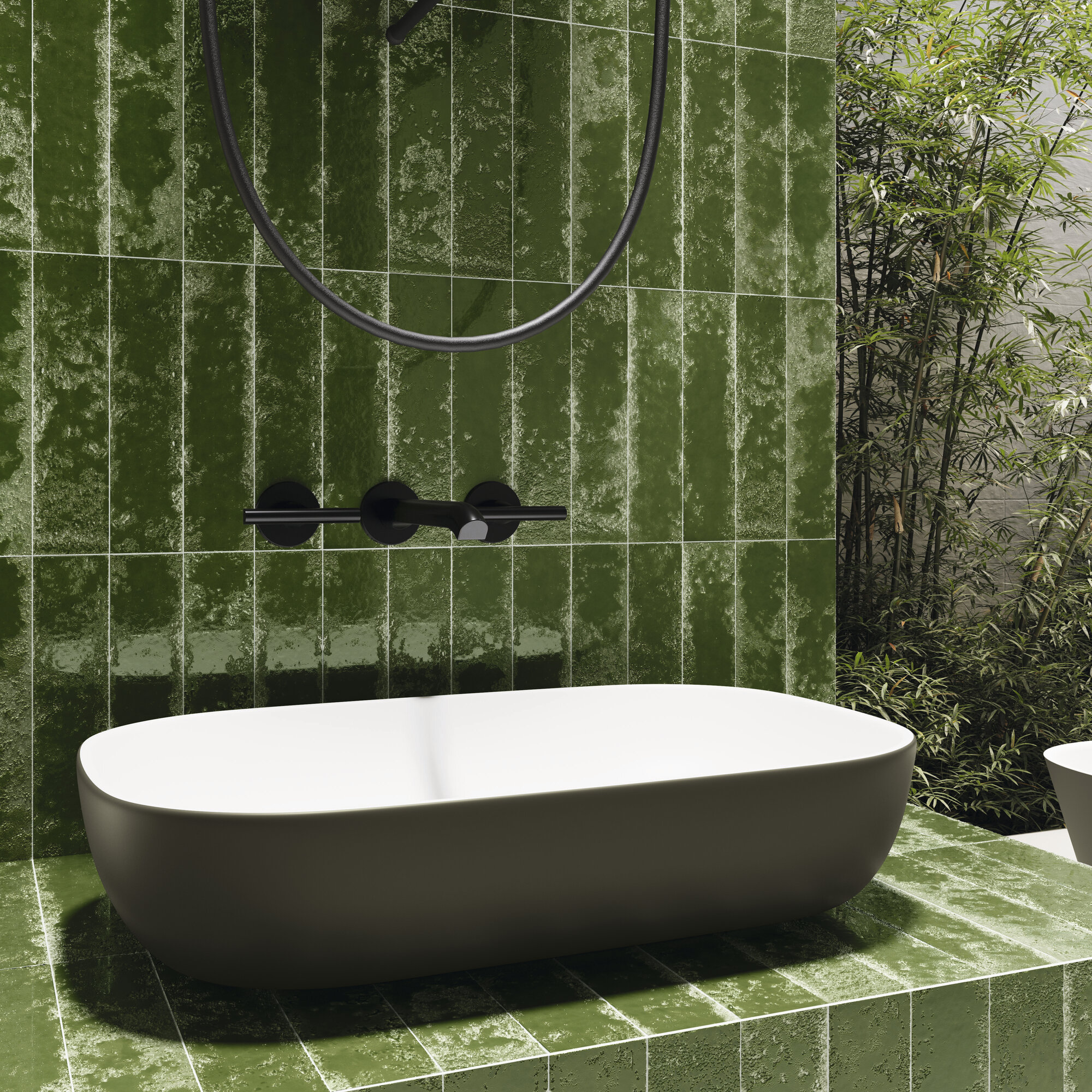 A041164 На стену Pukka Basil Green 6.4x26 - фото 14