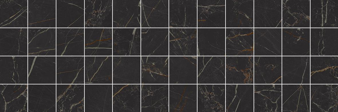 MM60074 Декор Royal Мозаичный черный