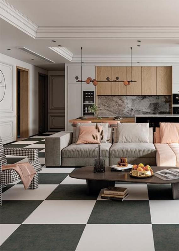 GY61HR0011 На пол Horizon Grey Mat 120x60 - фото 2