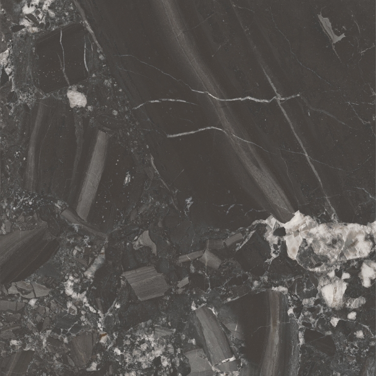 SG850792R На пол Риальто Чёрный лаппатированный обрезной 80x80x0.9 - фото 3