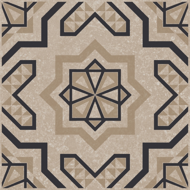 KMD3STA046GN Декор Касабланка Бежевый светлый матовый 20x20x0.8 - фото 6