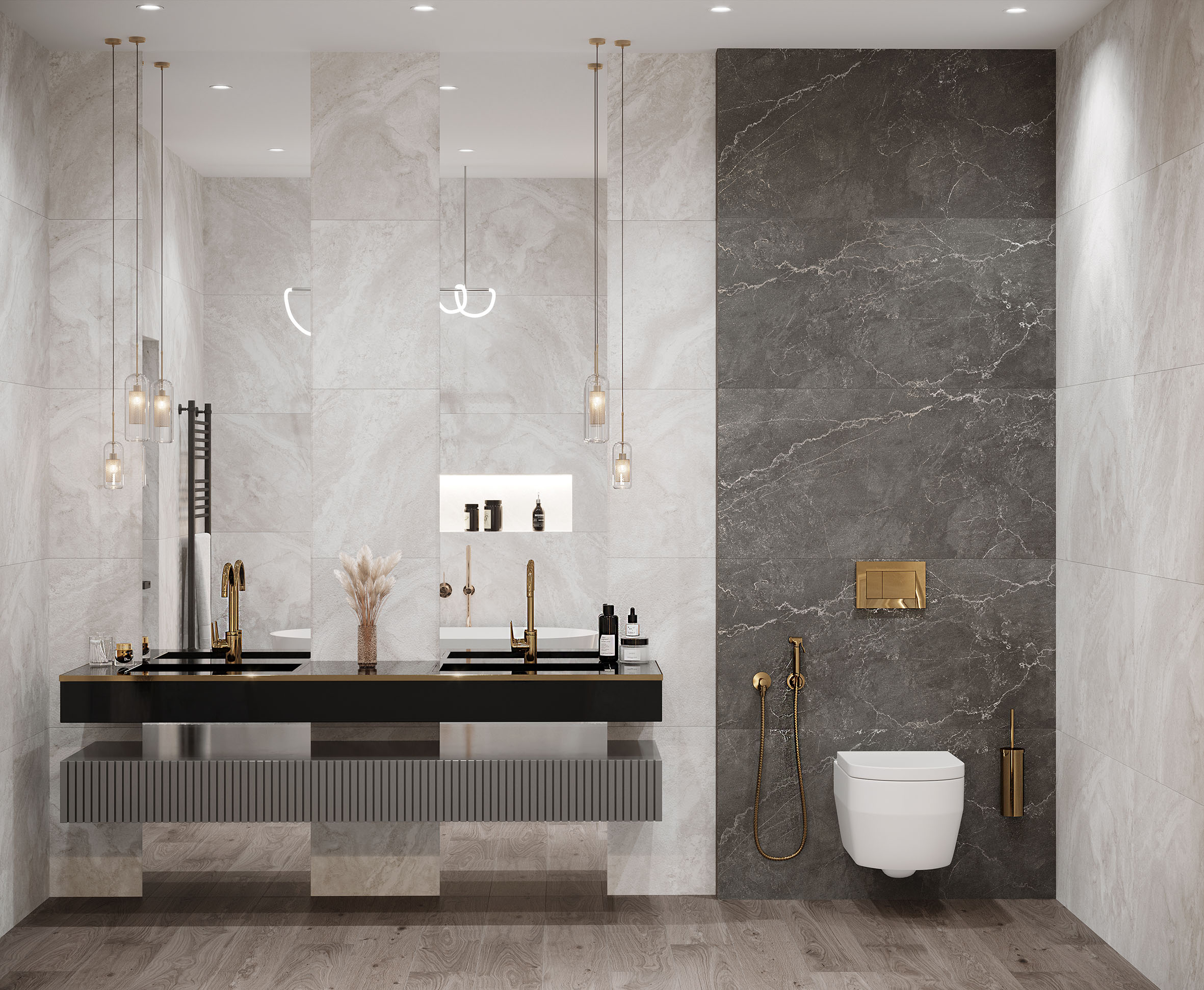 На пол Titan White 60x120 Cтруктурный - фото 8