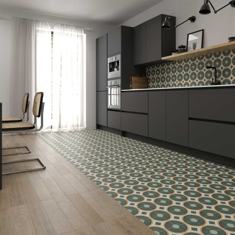 125634 На пол Sync Flower Blue - фото 3