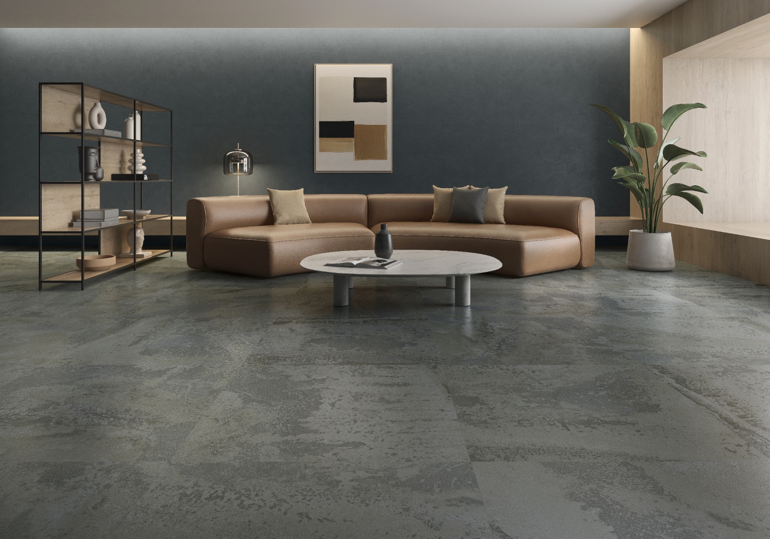 0508690021514 На пол Lab. Iron White Luxglass Rect 60x120 - фото 3