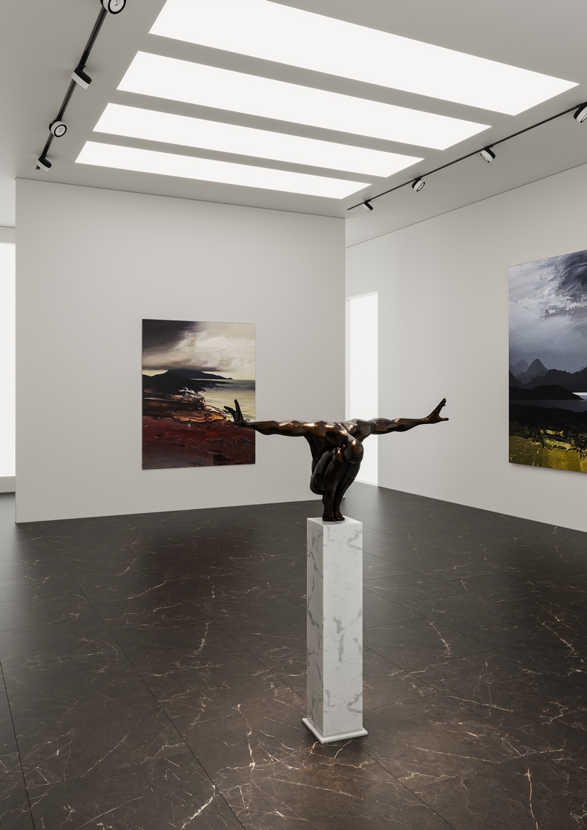 GR06 Напольный Мрамор Серо-коричневый матовый 600x600 - фото 7