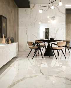 A3W4 На пол Marvel shine Statuario Supremo 75x75 Silk - фото 14